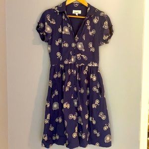 Anthropologie Porridge Bicycle dress, size 4, GUC